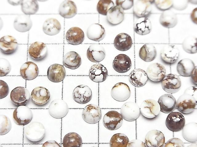 [Video] Wild Horse Round Cabochon 5x5mm 5pcs