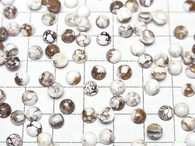 [Video] Wild Horse Round Cabochon 5x5mm 5pcs