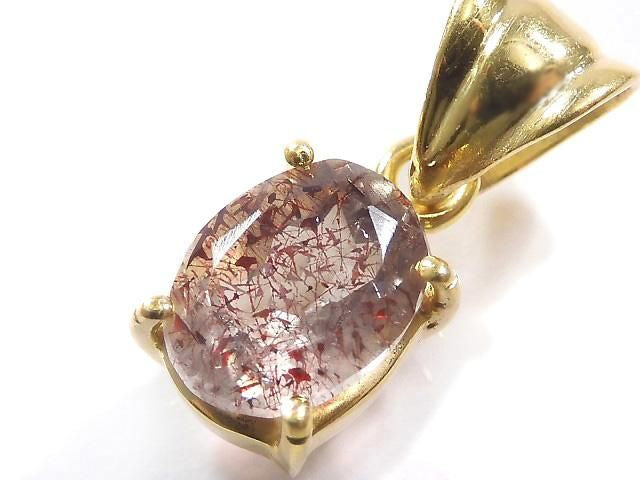 [Video][One of a kind] Elestial Quartz AAA- Pendant 18KGP NO.204
