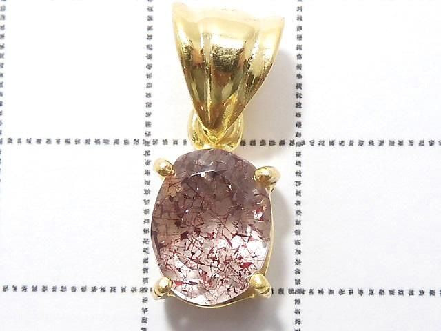 [Video][One of a kind] Elestial Quartz AAA- Pendant 18KGP NO.204
