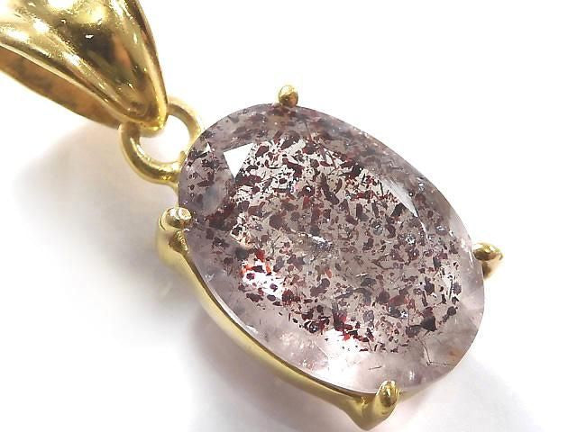 [Video][One of a kind] Elestial Quartz AAA- Pendant 18KGP NO.209