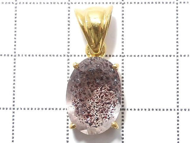 [Video][One of a kind] Elestial Quartz AAA- Pendant 18KGP NO.209