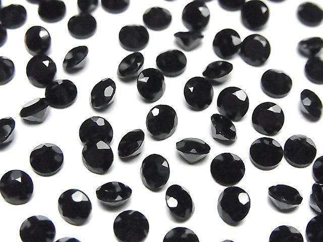 [Video] Onyx AAA Loose Stone Round Faceted 4x4mm 10pcs