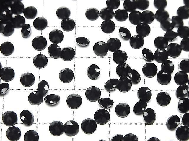 [Video] Onyx AAA Loose Stone Round Faceted 4x4mm 10pcs