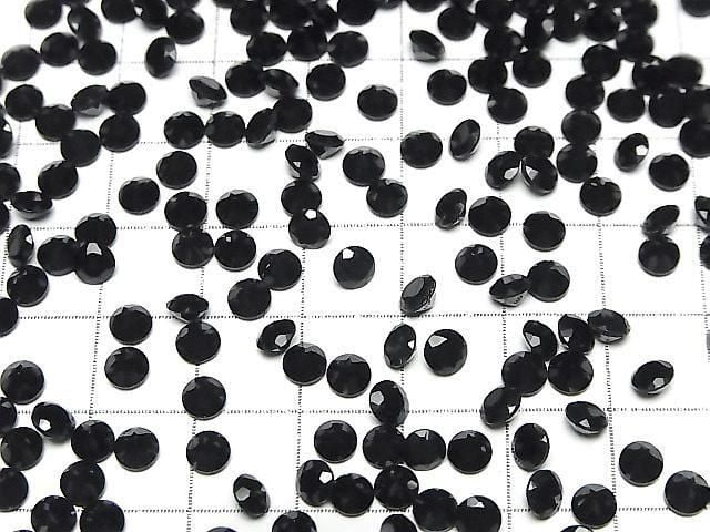 [Video] Onyx AAA Loose Stone Round Faceted 4x4mm 10pcs