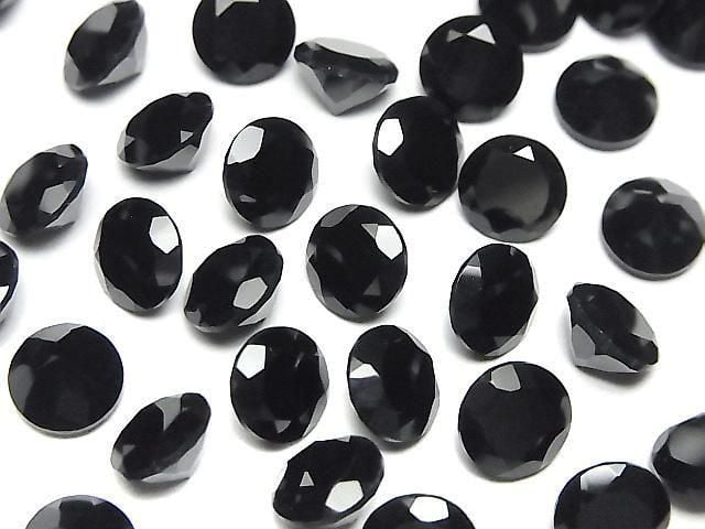 [Video] Onyx AAA Loose Stone Round Faceted 8x8mm 3pcs