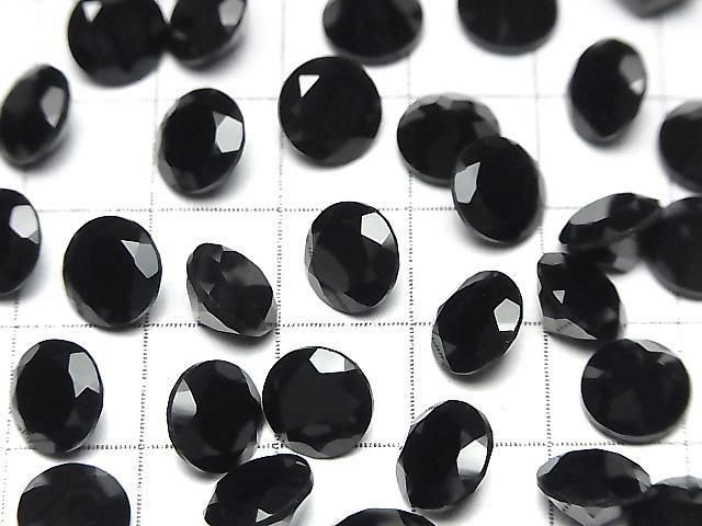 [Video] Onyx AAA Loose Stone Round Faceted 8x8mm 3pcs