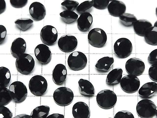 [Video] Onyx AAA Loose Stone Round Faceted 8x8mm 3pcs