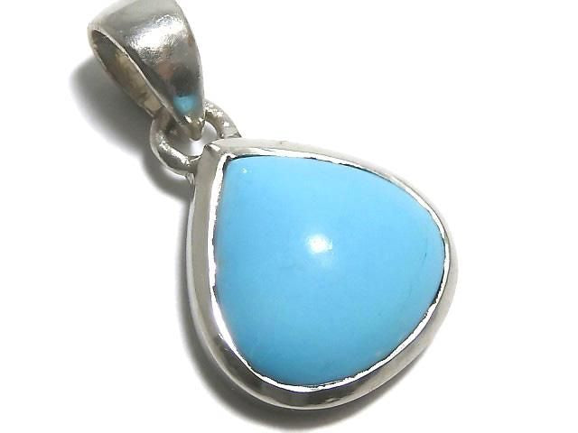 [Video][One of a kind] Kingman Turquoise AAA- Pendant Silver925 NO.93