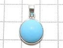 [Video][One of a kind] Kingman Turquoise AAA- Pendant Silver925 NO.98