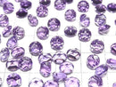 [Video] High Quality Amethyst AAA Loose Stone Round Star Faceted Fancy 6x6mm 2pcs