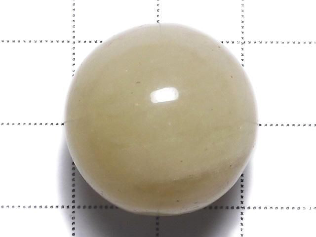 [Video][One of a kind] Libyan Desert Glass Sphere, Round 21.9mm 1pc NO.14