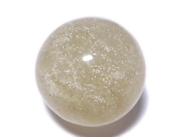 [Video][One of a kind] Libyan Desert Glass Sphere, Round 20.7mm 1pc NO.17