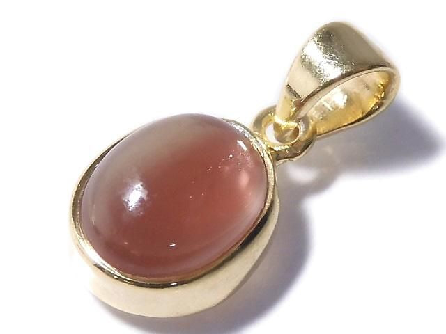 [Video][One of a kind] High Quality Oregon Sunstone AAA Pendant 18KGP NO.39
