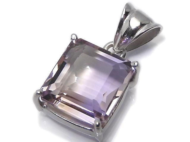 [Video][One of a kind] High Quality Ametrine AAA Faceted Pendant Silver925 NO.150