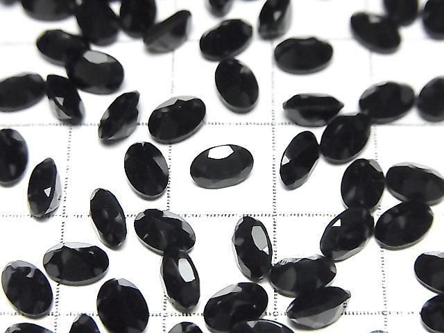 [Video] Onyx AAA Loose Stone Oval Faceted 6x4mm 10pcs
