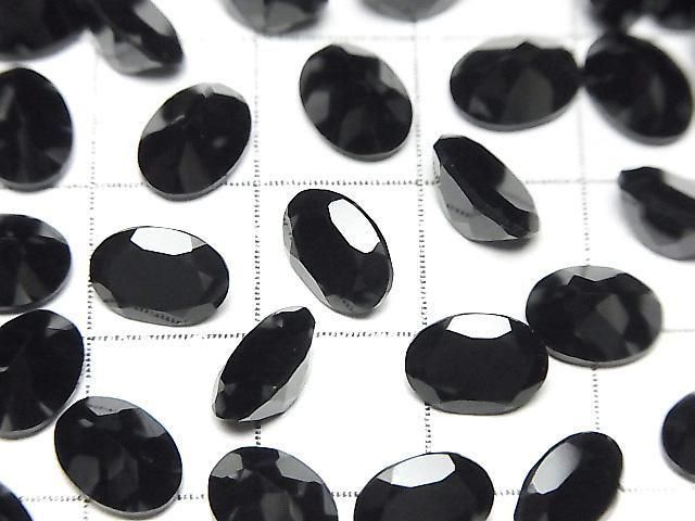[Video] Onyx AAA Loose Stone Oval Faceted 8x6mm 3pcs