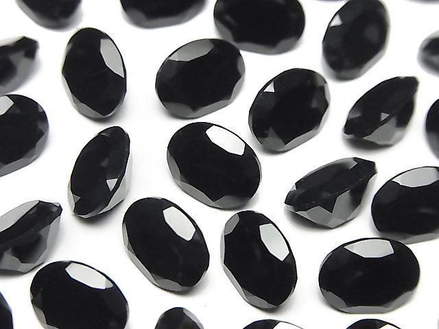 [Video] Onyx AAA Loose Stone Oval Faceted 10x8mm 2pcs