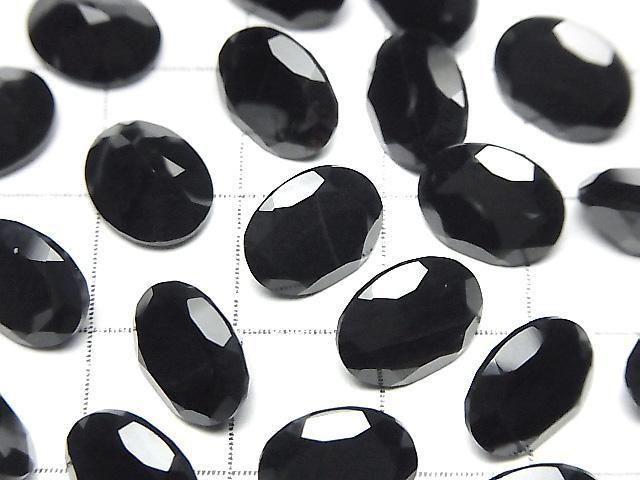 [Video] Onyx AAA Loose Stone Oval Faceted 10x8mm 2pcs