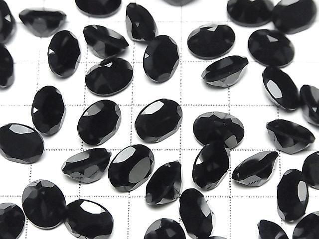 [Video] Onyx AAA Loose Stone Oval Faceted 10x8mm 2pcs