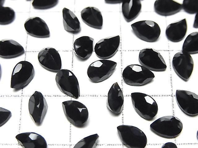 [Video] Onyx AAA Loose Stone Pear Shape Faceted 6x4mm 10pcs