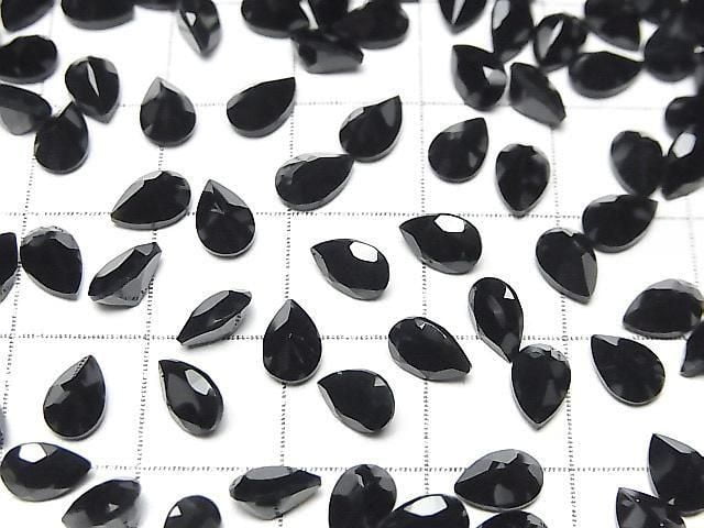 [Video] Onyx AAA Loose Stone Pear Shape Faceted 6x4mm 10pcs