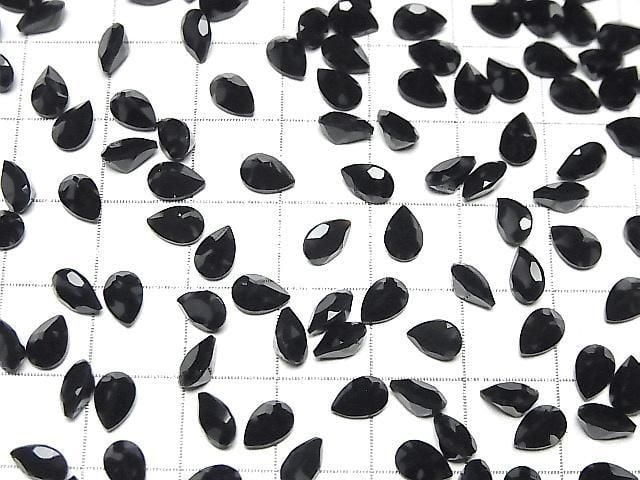 [Video] Onyx AAA Loose Stone Pear Shape Faceted 6x4mm 10pcs