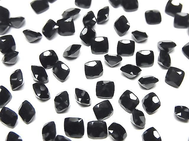 [Video] Onyx AAA Loose Stone Square Faceted 4x4mm 10pcs