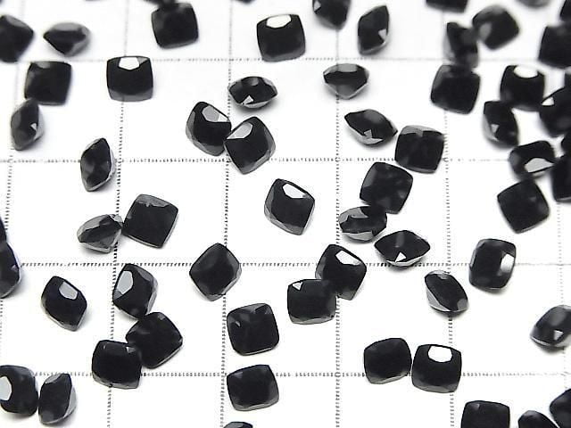 [Video] Onyx AAA Loose Stone Square Faceted 4x4mm 10pcs