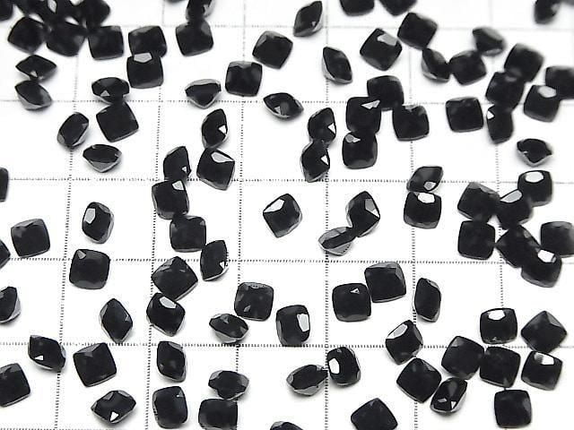 [Video] Onyx AAA Loose Stone Square Faceted 4x4mm 10pcs