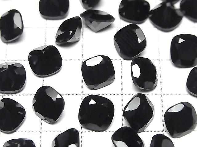 [Video] Onyx AAA Loose Stone Square Faceted 8x8mm 2pcs