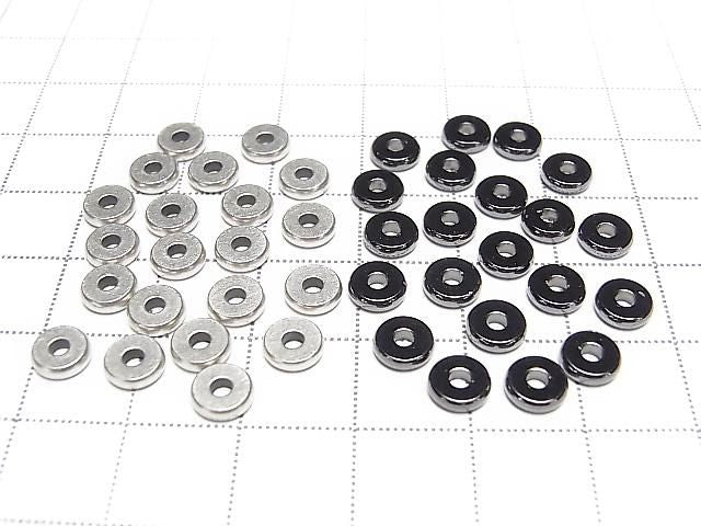 Metal parts Rondelle 6x6x1.5mm 20pcs
