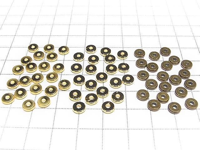 Metal parts Rondelle 6x6x1.5mm 20pcs