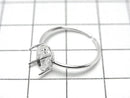 [Video] Silver925 Ring Frame (Prong Setting) Oval Faceted 7x5mm No Coating Free Size 1pc