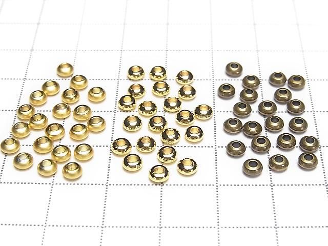 Metal parts Rondelle 4x4x2mm 20pcs