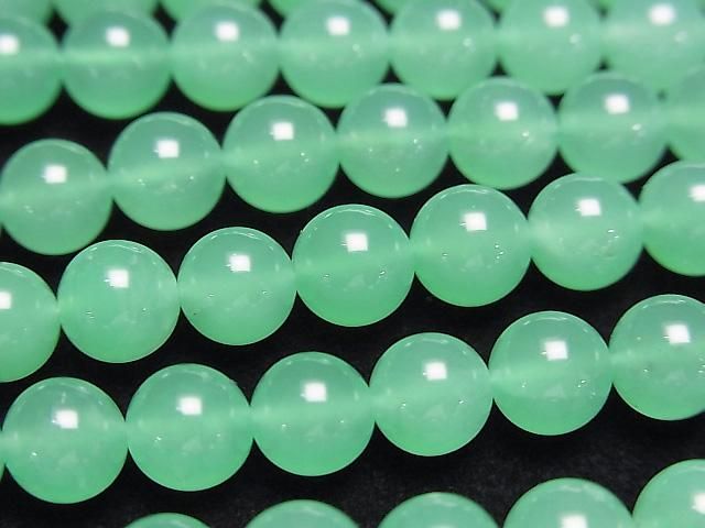 [Video] Top Quality Queensland Chrysoprase AAAAA Round 6mm 3pcs - 1strand beads (approx. 15inch/38cm)