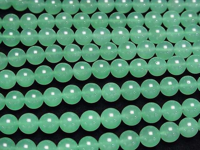[Video] Top Quality Queensland Chrysoprase AAAAA Round 6mm 3pcs - 1strand beads (approx. 15inch/38cm)