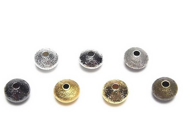 Metal parts Hairline finish Rondelle 7x7x4.5mm 20pcs