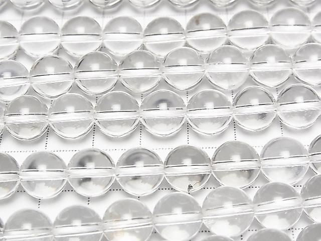 [Video] Crystal Quartz AAA- Round 10mm half or 1strand beads (approx. 15 inches/37 cm)
