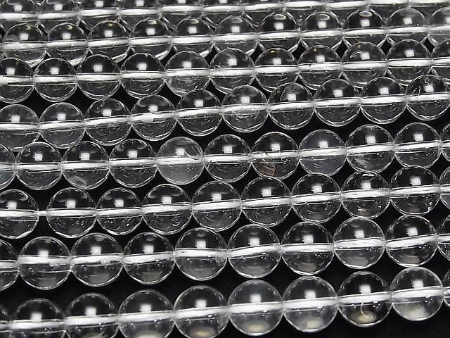 [Video] Crystal Quartz AAA- Round 10mm half or 1strand beads (approx. 15 inches/37 cm)