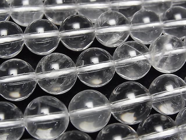 [Video] Crystal Quartz AA++ Round 10mm 1strand beads (approx. 15 inches/37 cm)