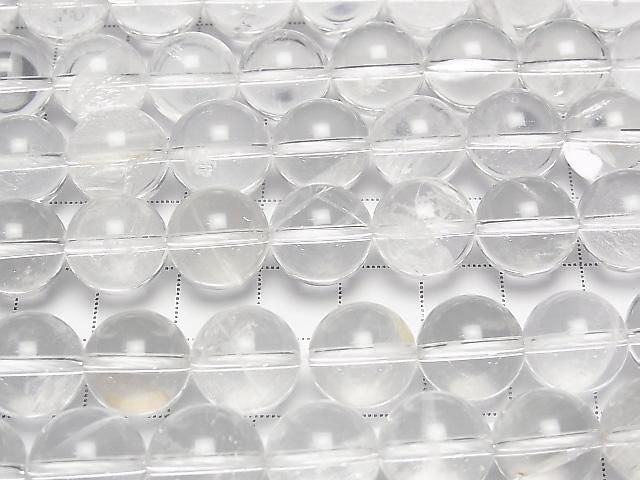 [Video] Crystal Quartz AA++ Round 12mm half or 1strand beads (approx. 15 inches/37 cm)