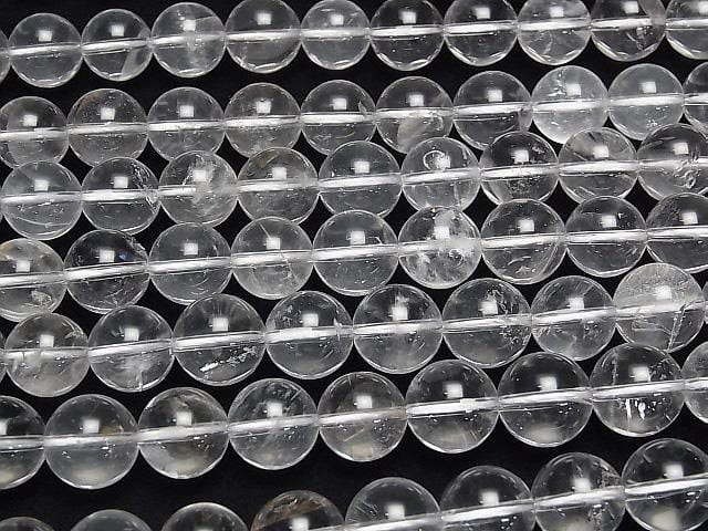[Video] Crystal Quartz AA++ Round 12mm half or 1strand beads (approx. 15 inches/37 cm)