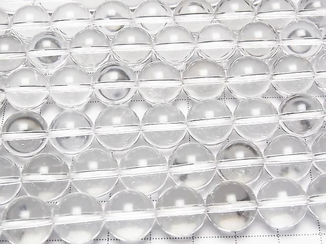 [Video] Crystal Quartz AAA- Round 12mm half or 1strand beads (approx. 15 inches/37 cm)