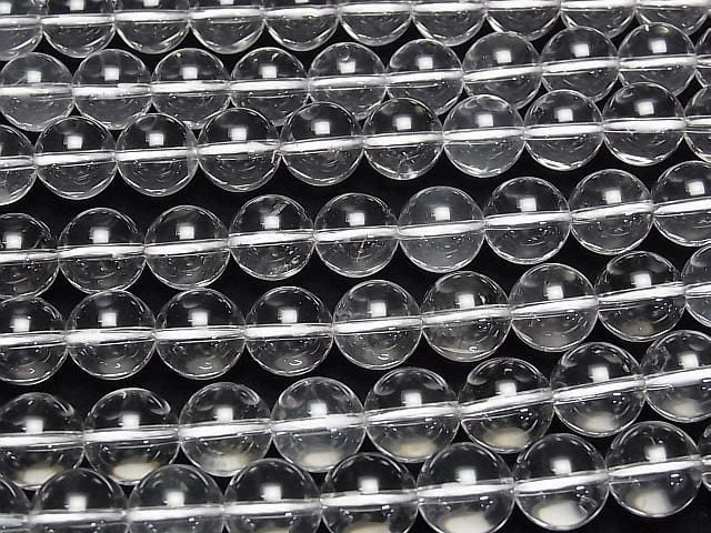 [Video] Crystal Quartz AAA- Round 12mm half or 1strand beads (approx. 15 inches/37 cm)