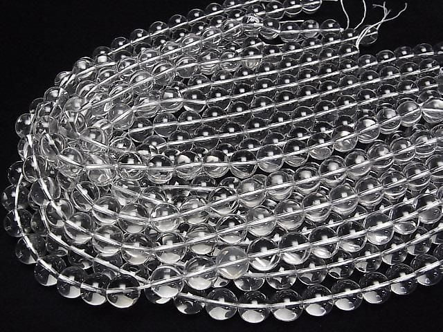 [Video] Crystal Quartz AAA- Round 12mm half or 1strand beads (approx. 15 inches/37 cm)