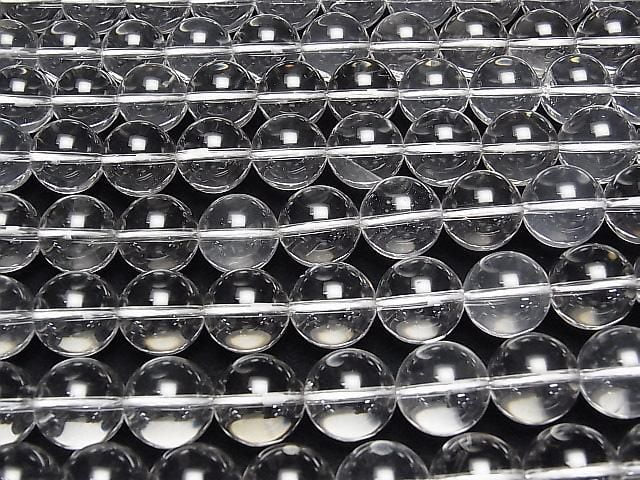 [Video] Crystal Quartz AAA- Round 14mm half or 1strand beads (approx. 15 inches/37 cm)