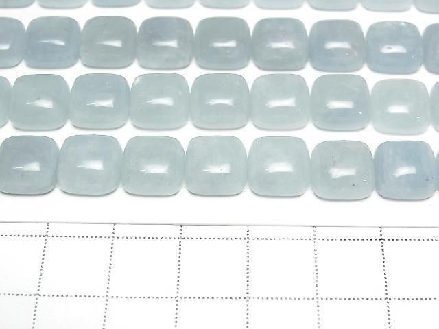 [Video] Namibia Aquamarine AAA- Square Cabochon 10x10mm 2pcs