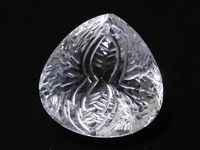 [Video][One of a kind] High Quality Crystal AAA Loose Stone Carved Faceted 1pc NO.4