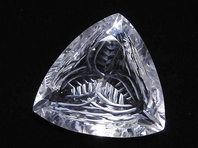 [Video][One of a kind] High Quality Crystal AAA Loose Stone Carved Faceted 1pc NO.8